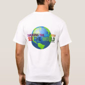 Freundschafts-Kraft-T-Shirt Front und Rückseite T-Shirt (Rückseite)