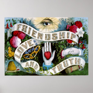 Freundschafts-Liebe und Wahrheit Poster