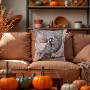 Freundschafts-Owl und Fairy-Throw-Kissen Kissen