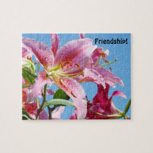 Freundschafts-Puzzle-Feiertagsgeschenke Pinke Lili Puzzle