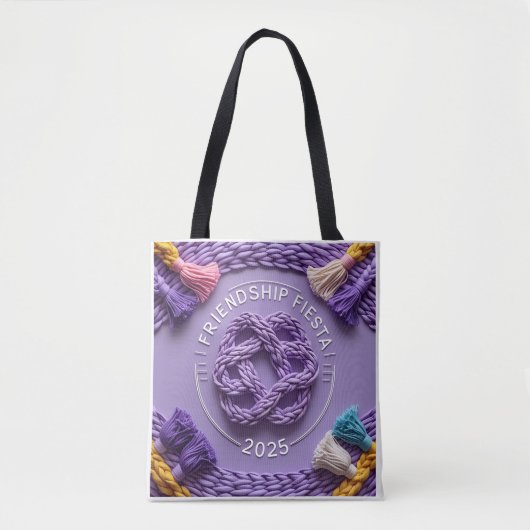 Freundschafts-Raffia-Fest Tasche (Vorderseite)