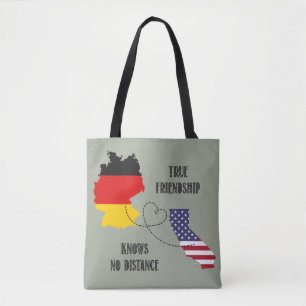 Freundschafts-Silhouette Timo Deutschlands Tasche