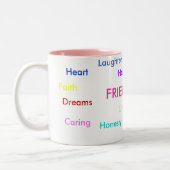 FREUNDSCHAFTS-TASSE ZWEIFARBIGE TASSE (Links)