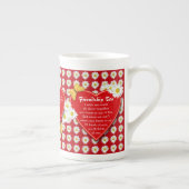 Freundschafts-Tee-Rezept-Knochen-China-Tassen Porzellantasse (Rechts)