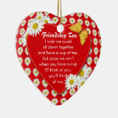 Freundschafts-Tee-Rezept-Verzierung Keramikornament (Rechts)