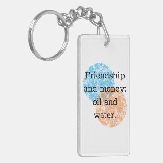 Freundschafts- und Geldbörsen Schlüsselanhänger (Vorderseite links)