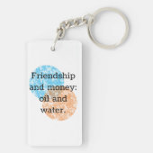 Freundschafts- und Geldbörsen Schlüsselanhänger (Rückseite)
