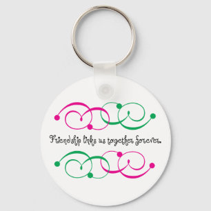 Freundschafts-Verbindungen Schlüsselanhänger