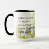 Freundschafts-Zitat-Kaffee-Tasse Tasse (Links)