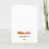 Freundschafts-Zitat-rote Karte Georgia O'Keefe (Rückseite)