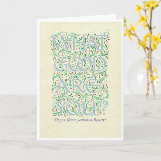 Freundschaftsanerkennung Karte (Gelbe Blume)