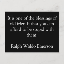 Freundschaftsangabe nach Postkarte