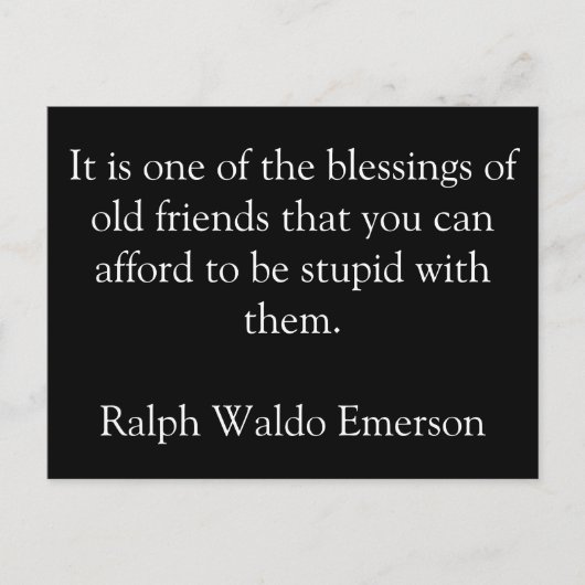 Freundschaftsangabe nach Postkarte (Vorderseite)