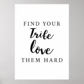 Freundschaftsangebot Finden Sie die Liebe Ihres St Poster (Vorne)