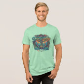 Freundschaftsanker Tri-Blend Shirt (Vorderseite voll)