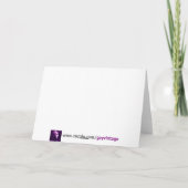 Freundschaftsanmerkungskarte Karte (Rückseite)