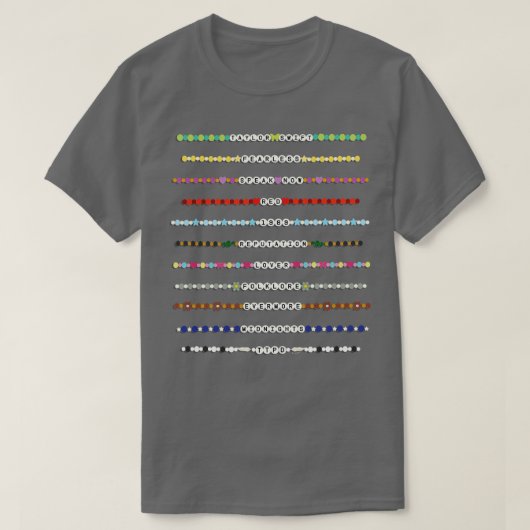 Freundschaftsbänder T-Shirt (Design vorne)