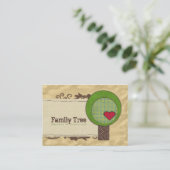 Freundschaftsbaum Chubby Business Cards Visitenkarte (Stehend Vorderseite)