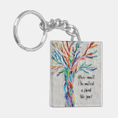 Freundschaftsbaum Schlüsselanhänger (Vorderseite links)