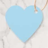 Freundschaftsbracelet blauer Valentinus Herz Geschenkanhänger (Rückseite)