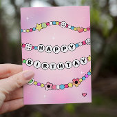 Freundschaftsbracelet Geburtstagskarte Einladung