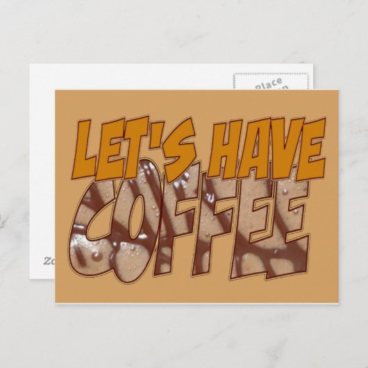 Freundschaftscoffee Postcard Postkarte (Vorne/Hinten)