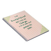 Freundschaftsdanken Notizblock (Rechte Seite)