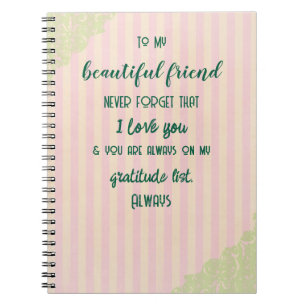 Freundschaftsdanken Notizblock