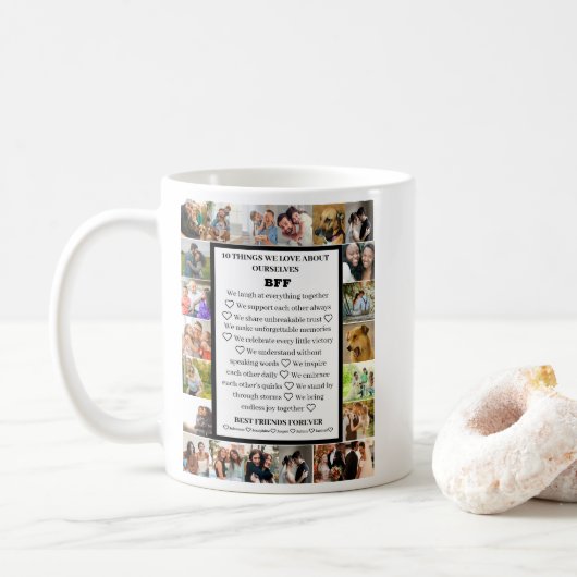Freundschaftsempfehlung | BESTE FREUNDIN 22 FotoCo Kaffeetasse (Mit Donut)