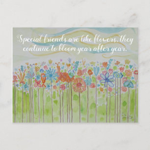 Freundschaftsempfehlung Postkarte