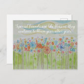 Freundschaftsempfehlung Postkarte (Vorne/Hinten)