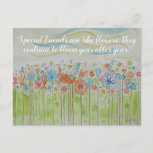 Freundschaftsempfehlung Postkarte (Vorderseite)