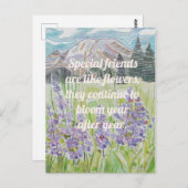 Freundschaftsempfehlung Postkarte (Vorne/Hinten)