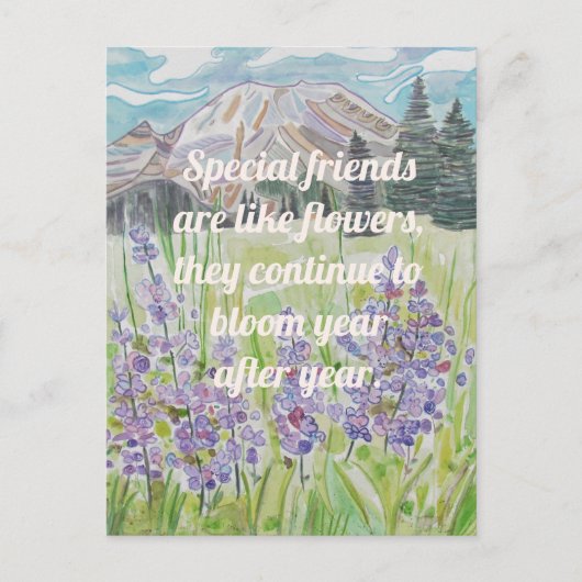 Freundschaftsempfehlung Postkarte (Vorderseite)