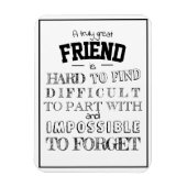 Freundschaftsempfehlung Vielen Dank, dass Sie das Magnet (Vertikal)