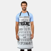 Freundschaftsempfehlung Vielen Dank, dass Sie das  Schürze (Getragen)