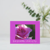 Freundschaftsfarben in meinem Leben Postkarte (Stehend Vorderseite)