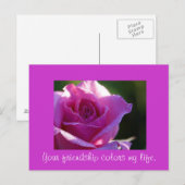 Freundschaftsfarben in meinem Leben Postkarte (Vorne/Hinten)