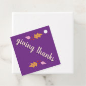 Freundschaftsfest | Lila & Gold Geschenkanhänger (Beispiel)