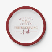 Freundschaftsfest Pappteller (Vorderseite)