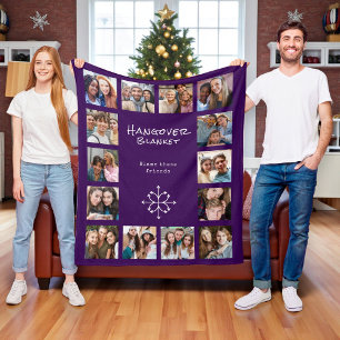 Freundschaftsfotografie Collage Fleece Blanket