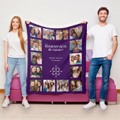 Freundschaftsfotografie Collage Fleece Blanket