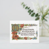 Freundschaftsfreude Postkarte (Stehend Vorderseite)