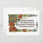 Freundschaftsfreude Postkarte (Vorne/Hinten)