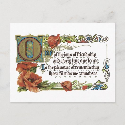 Freundschaftsfreude Postkarte (Vorderseite)