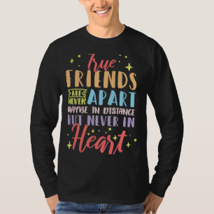 Freundschaftsfreunde aus großer Entfernung ziehen T-Shirt