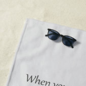 Freundschaftsfreunde Zitat von Tierziffern Kunst Strandtuch (Beispiel)