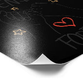 Freundschaftsfreundschaft für immer beste Freunde  Fotodruck (Ecke)