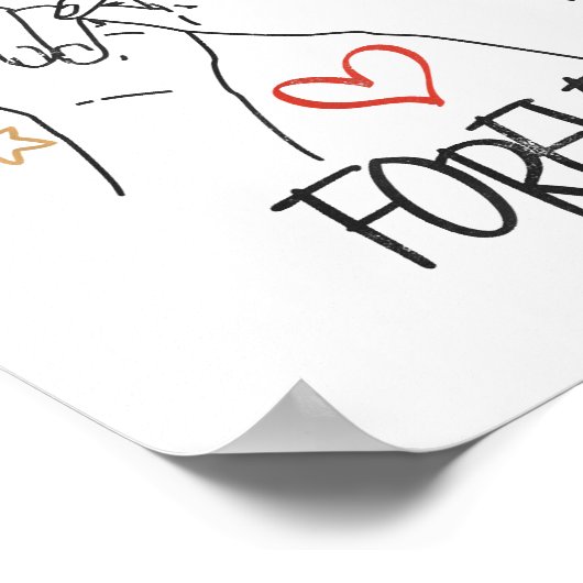 Freundschaftsfreundschaft für immer beste Freunde Poster (Ecke)