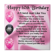 Freundschaftsgedicht - 60. Geburtstag